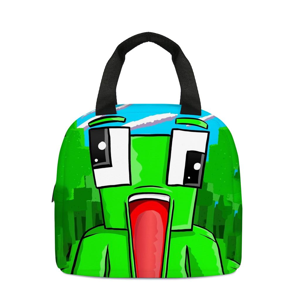 Unspeakable Portable Lunch Bag Cartoon Bento Bag Outdoor Thermal Insulation Bag Lunch Box Bag With Rice Thermal Insulation Bag