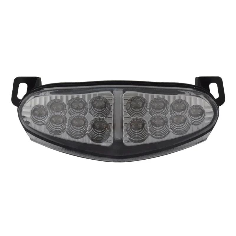 

waase Chrome Rear Tail Light Brake Turn Signals Integrated LED Light For Kawasaki Ninja 650R ER6N ER6F ER-6N 2009 2010 2011 Smoke Lens