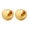 Fashion Personality Simple Ins Trend Minimalist Glossy Earrings Women's Fashion Commuter Earrings