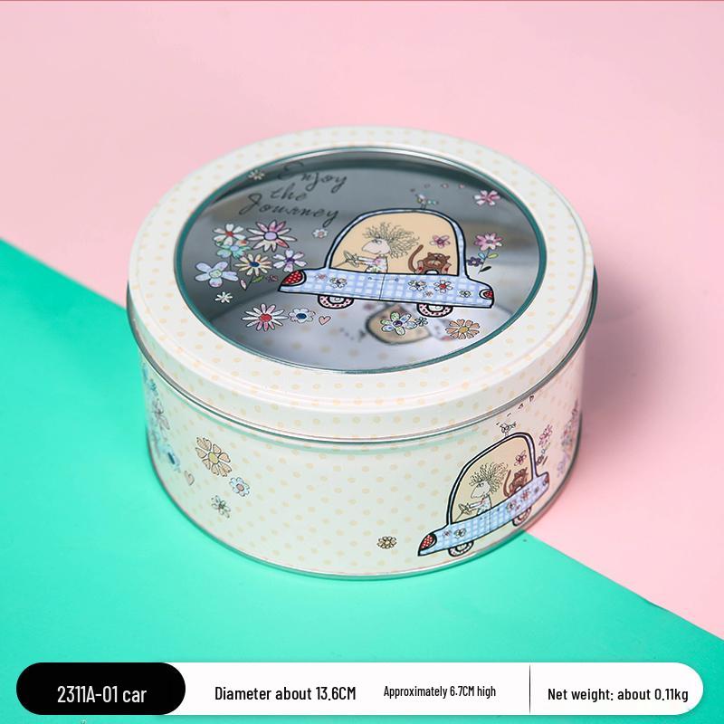 Европейская жестяная банка для шоколадного печенья: Подарочная и свадебная коробка для хранения конфет для детей