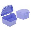 Trapezoid Orthodontic Retainer Case Travel Portable Denture Mouth Guard Storage Box for