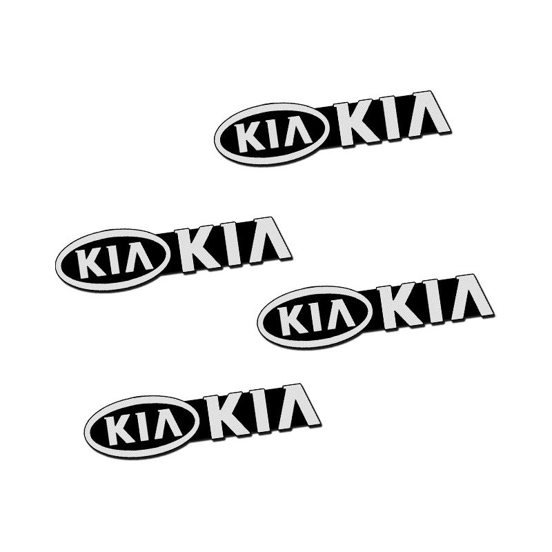 

4 Pcs For KIA Soul Sorento K2 K5 Picanto Optima Sportage Cerato Hi-Fi Speaker Audio Speaker Badge Stereo Emblem Sticker Stying