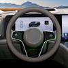 For AITO M9 2026 M7 M8 Anti-slip Leather Car Steering Wheel Cover Interior Accessories Breathable Handle Decor Covers