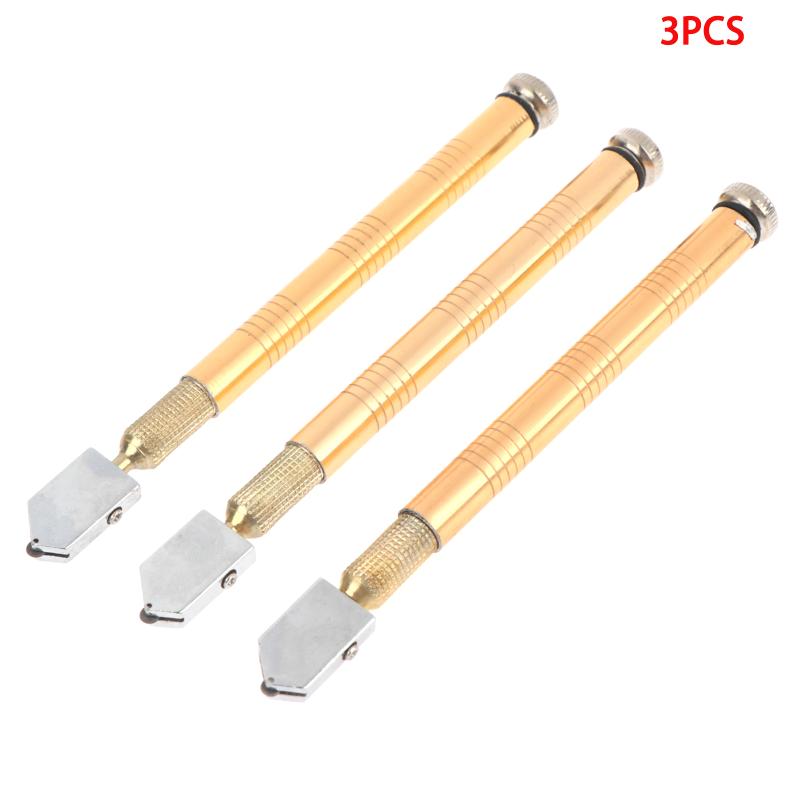 1/2/3Pcs Metal Handle Roller Glass Cutter Diamond Tip Glass Cutting Tool For Manual Glass Slitting Processing Diy Glass Projects