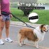 Bond Dog Running Leash Hands Free with Pouch, Hands Free Leash for Large Dogs, Pet Lead Running Belt for Walking & Canicross Belt, Includes Waist