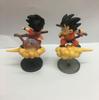 8cm Anime Dragon Ball Cute Childhood Flying Son Goku on Somersault Cloud Goku Creative Model Car Ornaments Doll Decoration Gift