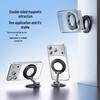 Universal Double-Sided Magnetic Phone Holder: Foldable, Multifunctional Stand for Desktop, Car & Live Streaming