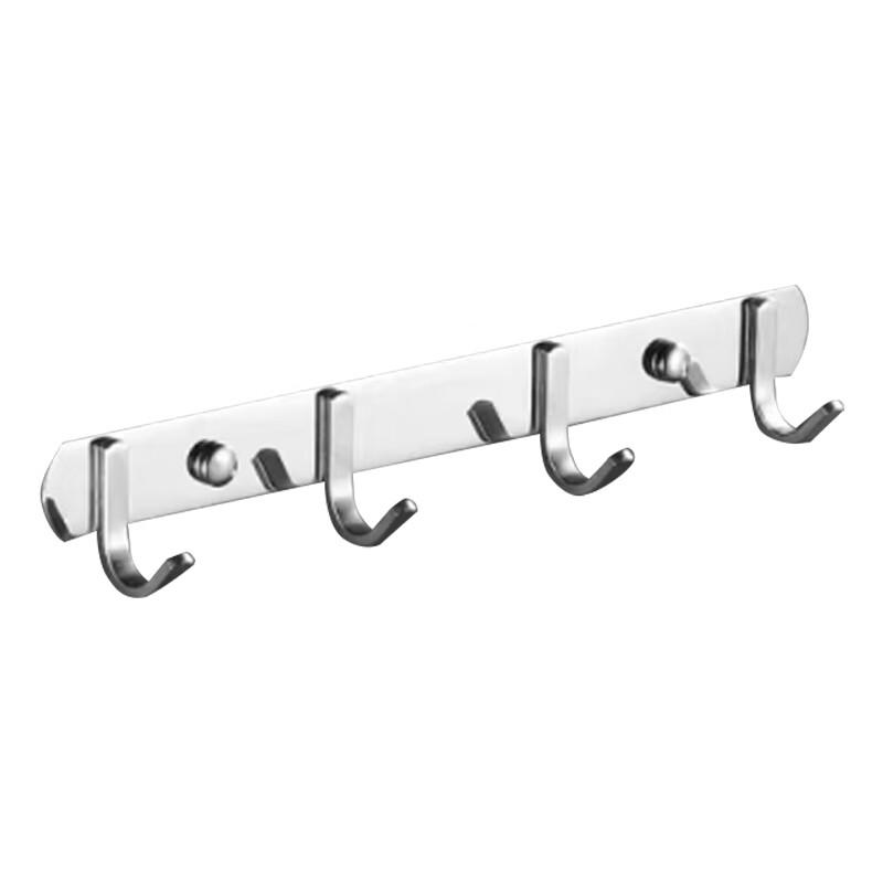 Xuyang Lancai 304 Stainless Steel 4-Hook Adhesive Rack