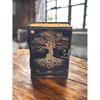Handmade Tree of Life Leather Journal Celtic Notebook with Lock Gift for Him