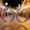 Playful Carnival Earrings With Bright Tassels Accents Comfortable Ear Accessories Jewelry For All Day Wear