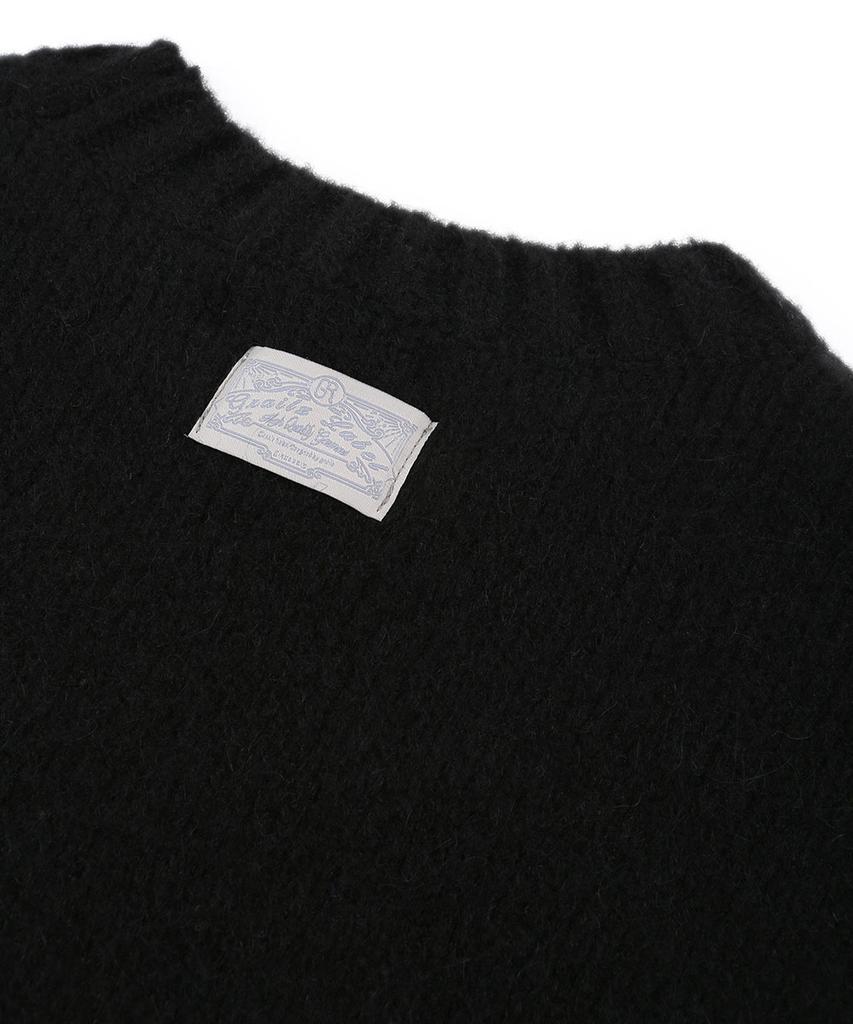 GRAILZ Kinky Cat Mohair Knit [Black]