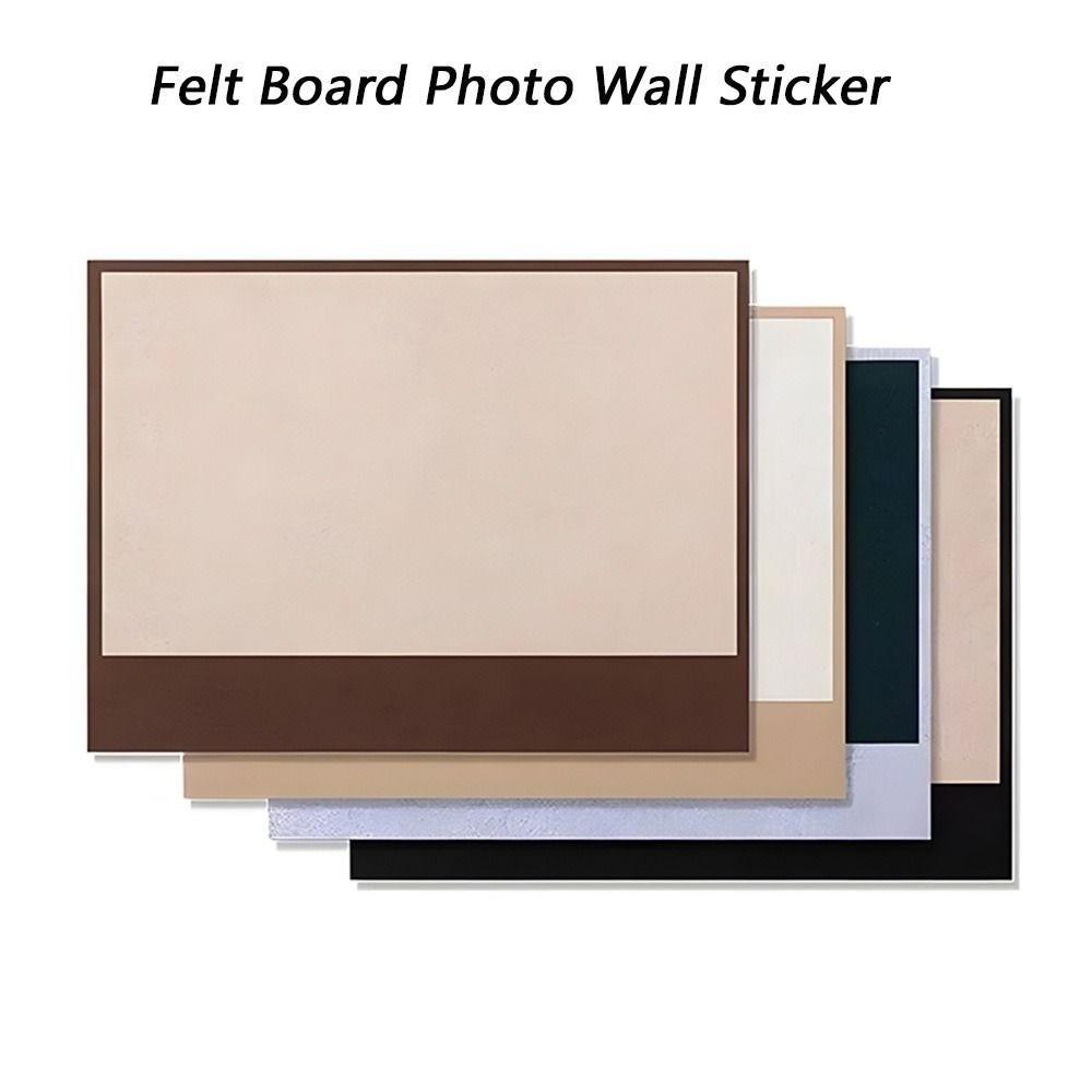 Does Not Hurt Wall Felt Board Decorative Display Rack Self-adhesive Photo Wall Sticker Storage Board Message Board