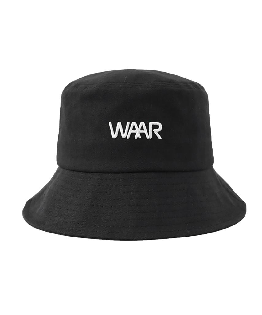 WAAR C002 Logo Bucket Hat_Black