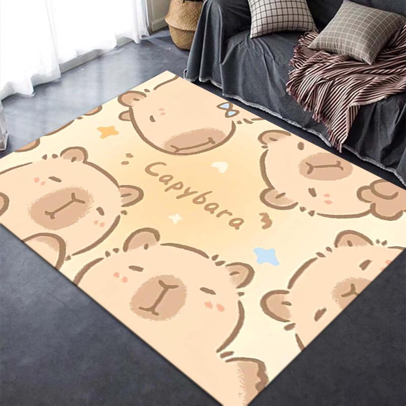 2025 New Capybara Cute Carpet Rug for Living Room Bedroom Home Sofa Decoration,Kids play Non-slip Floor Mat15
