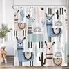 Cartoon Kids Bath Curtains Birds Rainbow Unicorns Cute Cats Fish Funny Animals Bathroom Decortaion Shower Curtain With Hooks