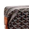 Goyard Monogram Zip Travel Bag Canvas And Calfskin Toiletry Bag Unisex Bags Black Brown BOEING025TY-01CL03P