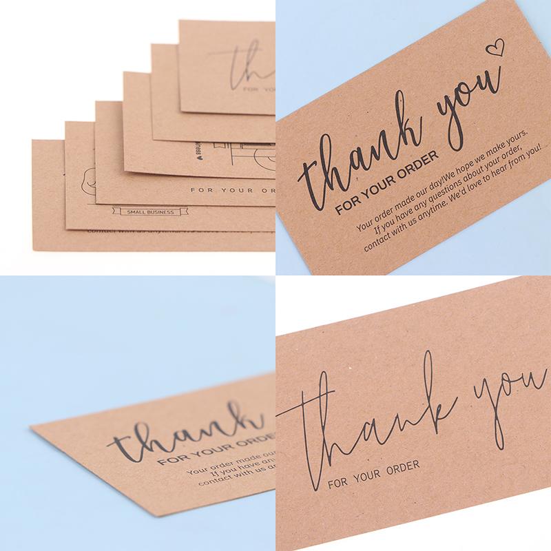 Крафт-спасибо, декоративная открытка с благодарностью