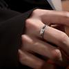 Adjustable Copper Rings Vintage Defender Symbol Coin Design Minimalist Aesthetic Finger Jewelry Comfort Daily for Men