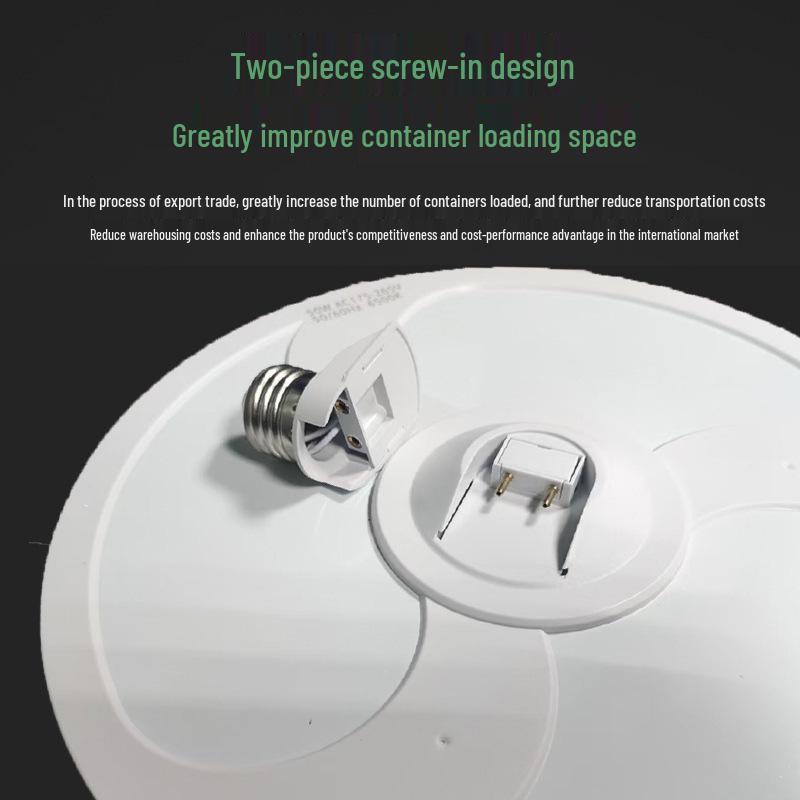 Multicolor UFO LED Light Bulb, E27 Screw-in, Eye-Friendly, Energy-Saving for Living Room & Bedroom