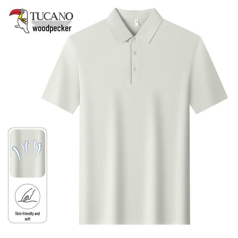 TUCANO Men s Ice Silk Short-Sleeve Polo Shirt 3XL