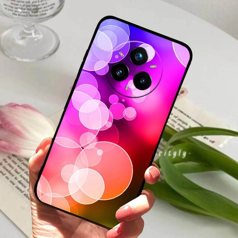 Sød Tegneserie Til Realme 14 Pro Plus Cover 14 Pro+ 5G TPU Silikone Telefon Cover Til Oppo Realme14 Pro Blødt Beskyttende Fundas Bumper