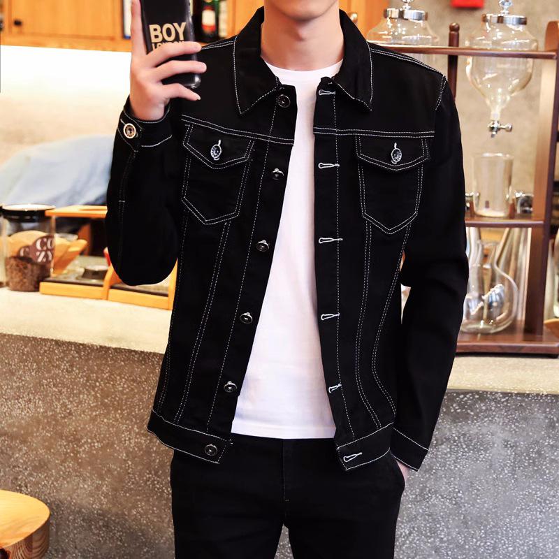 Men's Trendy Spring & Autumn Denim Jacket - Stylish Casual American Outerwear