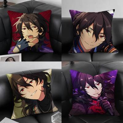 1 stuks Anime Ensemble Stars Knights Sakuma Rei Kussenhoes Mode Vierkante Kussensloop Slaapkamer Sofa Kamer Ins Decoratie Vrije tijd