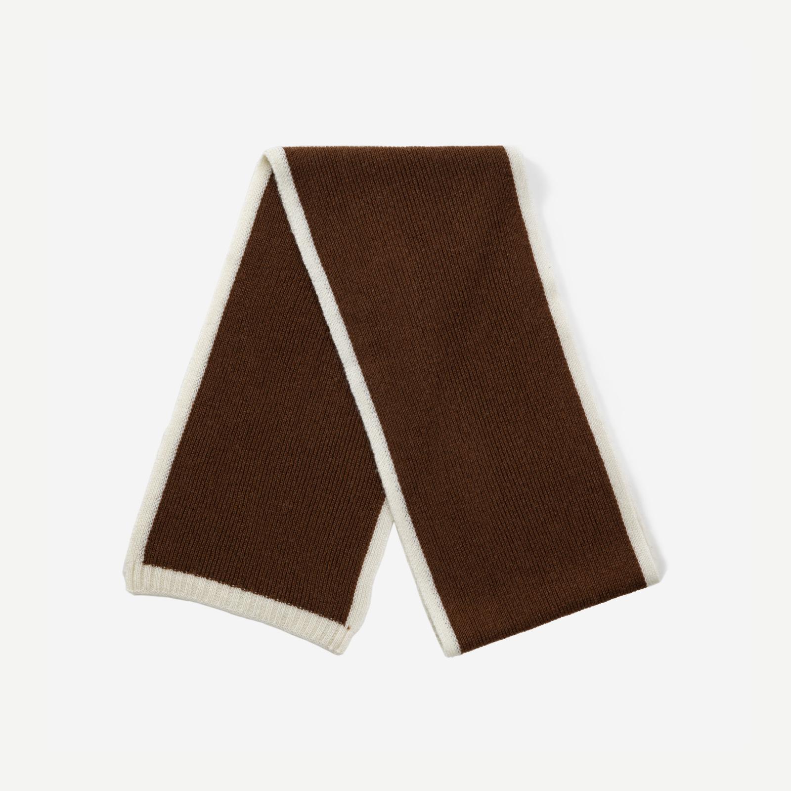 Вязаный шарф из 100% шерсти — фото 9