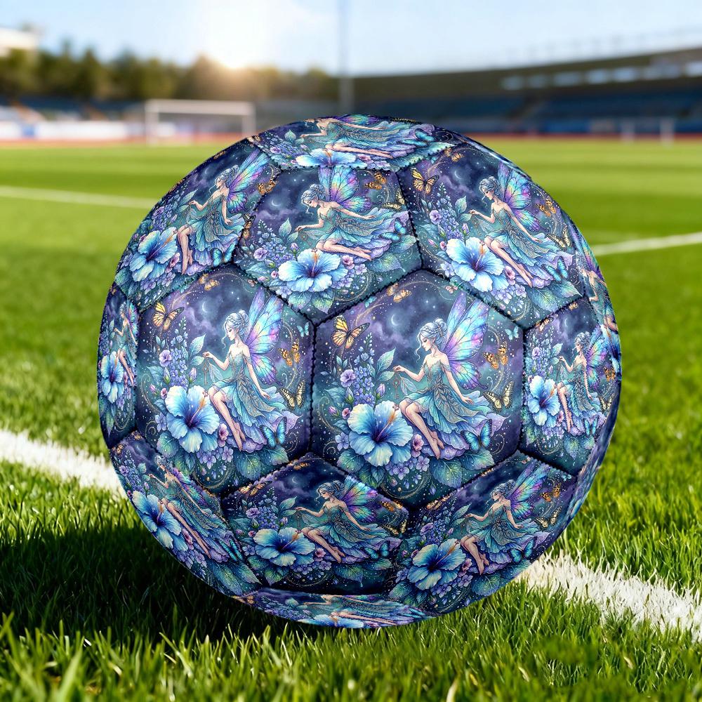 1pc Fairy Garden Night Size 5 Soccer Ball Professional Lightweight Durable Match Training Football Indoor &Outdoor Sports BallTraining Ball Y23