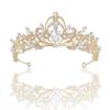 Simple and Fashionable Bridal Crown Popular Wedding Tiara Diamond Baroque Bridal Crown Accessories