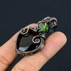 Peridot Handmade Copper Wire Wrap Gift Jewelry Pendant 2.05" P9h23