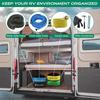 Breathable Mesh RV Hose Storage Bag Drawstring Closure Foldable Motorhome Storage Bag Waterproof Sturdy RV Utility Bag Traveling