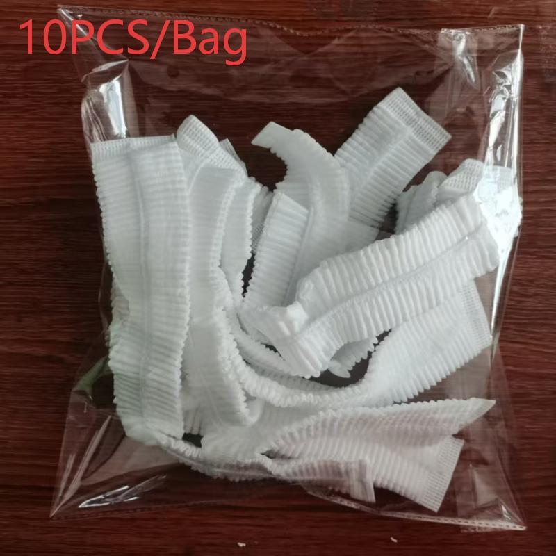 10PCS Disposable Pillowcase Thickened Breathable Pillowcase Disposable Dirt-Proof Travel Hotel Salon No Pillow Core Included белый