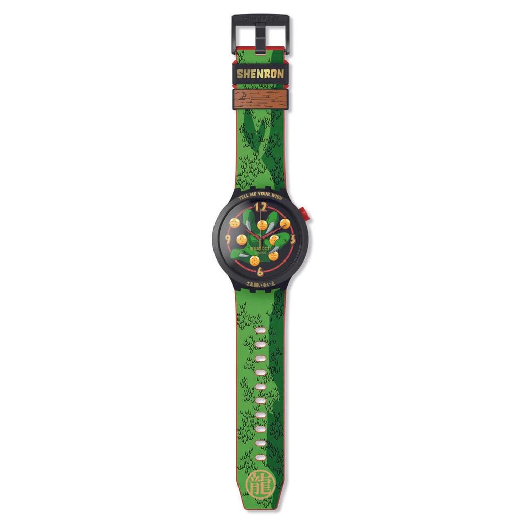 Orologio Swatch SHENRON X SWATCH BIG BOLD SB01Z102 Verde [Swatch]