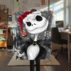 Nightmare Before Christmas Printing Flannel Blanket Bedroom Sofa Camping Warm Blanket Gifts for Family and friends-MJ009