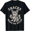 Corgi Snacks T Shirt: Funny Puppy Quote, Dog Tee