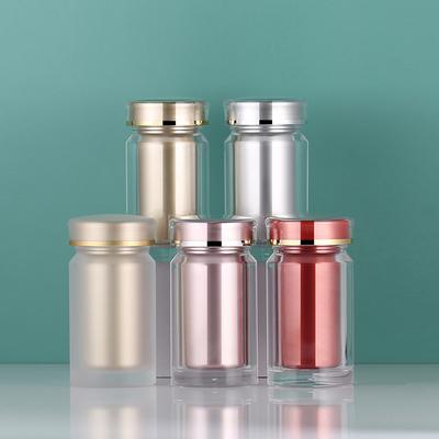 100ML Sample Tablet Packaging Bottle Container Pill Packer Plastic Jars Capsule Bottles With Lid For Pill