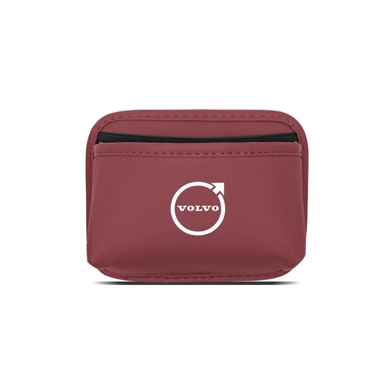 PU Leather Car Storage Organizer Bag Pocket For Volvo Xc60 XC40 EX40 Xc90 S60 S90 EX30 V40 V60 V50 V90 S80 C40 V70 XC70 C30 EX90