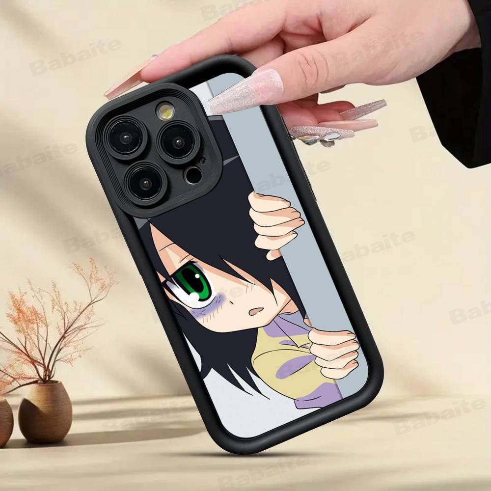 Watamote K-Kuroki T-Tomoko For IPhone 17 Pro Max 13 16 15 11 12 14 Plus Shockproof Soft Phone Cover