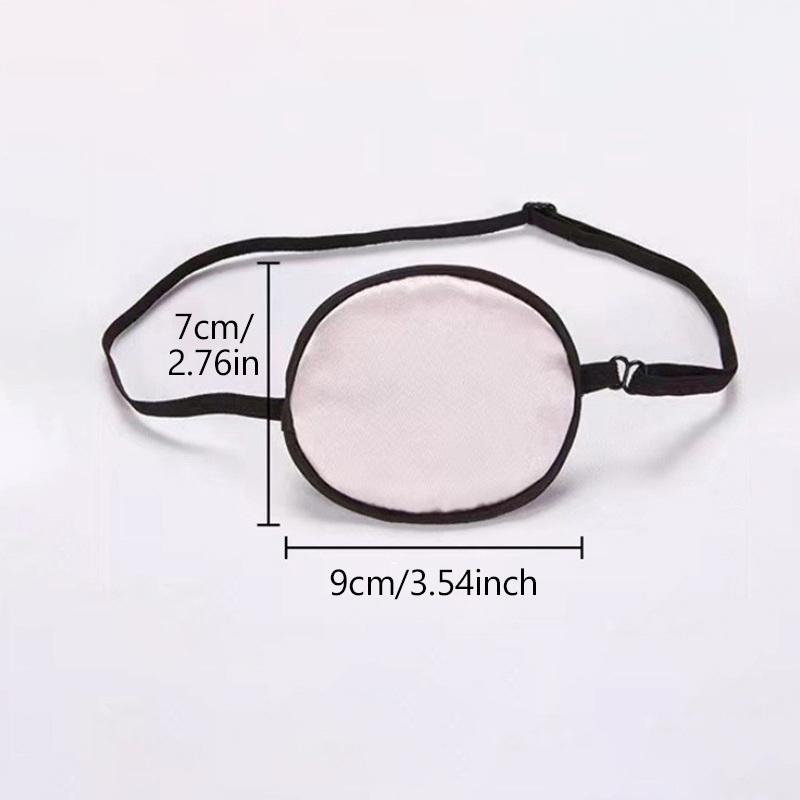 Cache-œil simple multicolore unisexe lavable réglable cache-œil un œil professionnel enfant adulte couverture strabisme