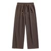 Jeanswest Men's Heavy Waffle Knit Loose Wide-Leg Pants