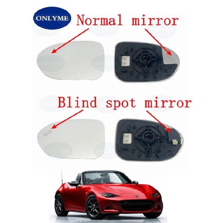 Car Convex Heated Blind Spot Mirror Glass For Mazda MX-5 2016 2017 2018