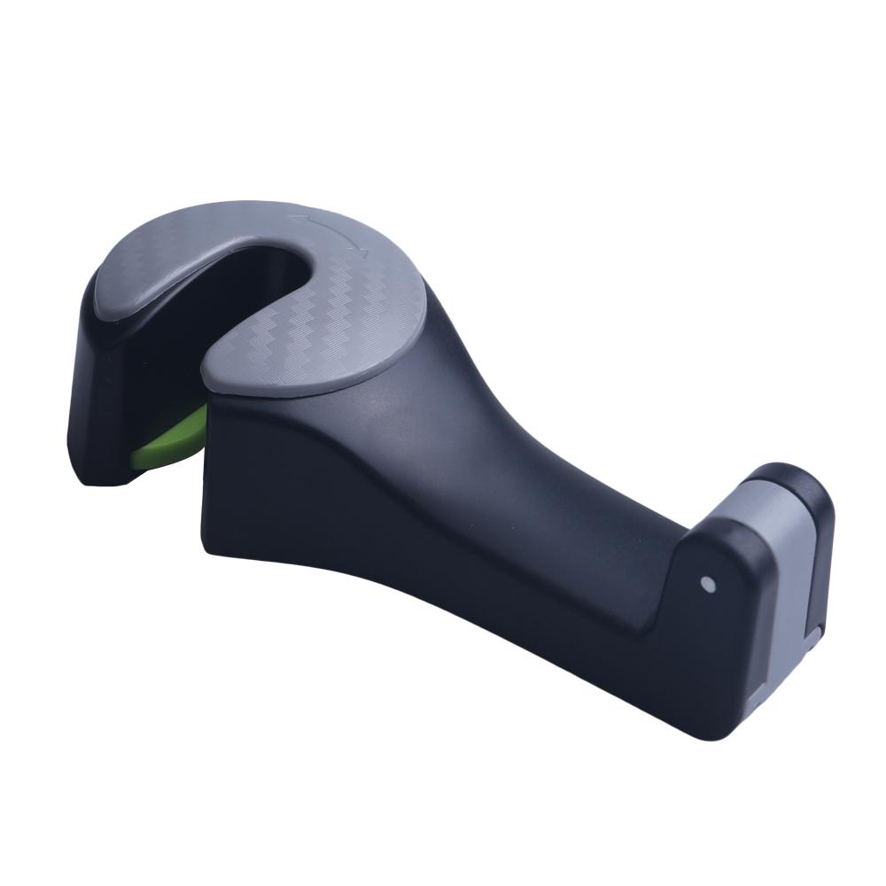 

2 в 1 автомобильный подголовник крючки автомобильный держатель телефона крепление на спинку сиденья автомобиля крючок застежка на спинку сиденья вешалка зажимы для сумки для телефона серый