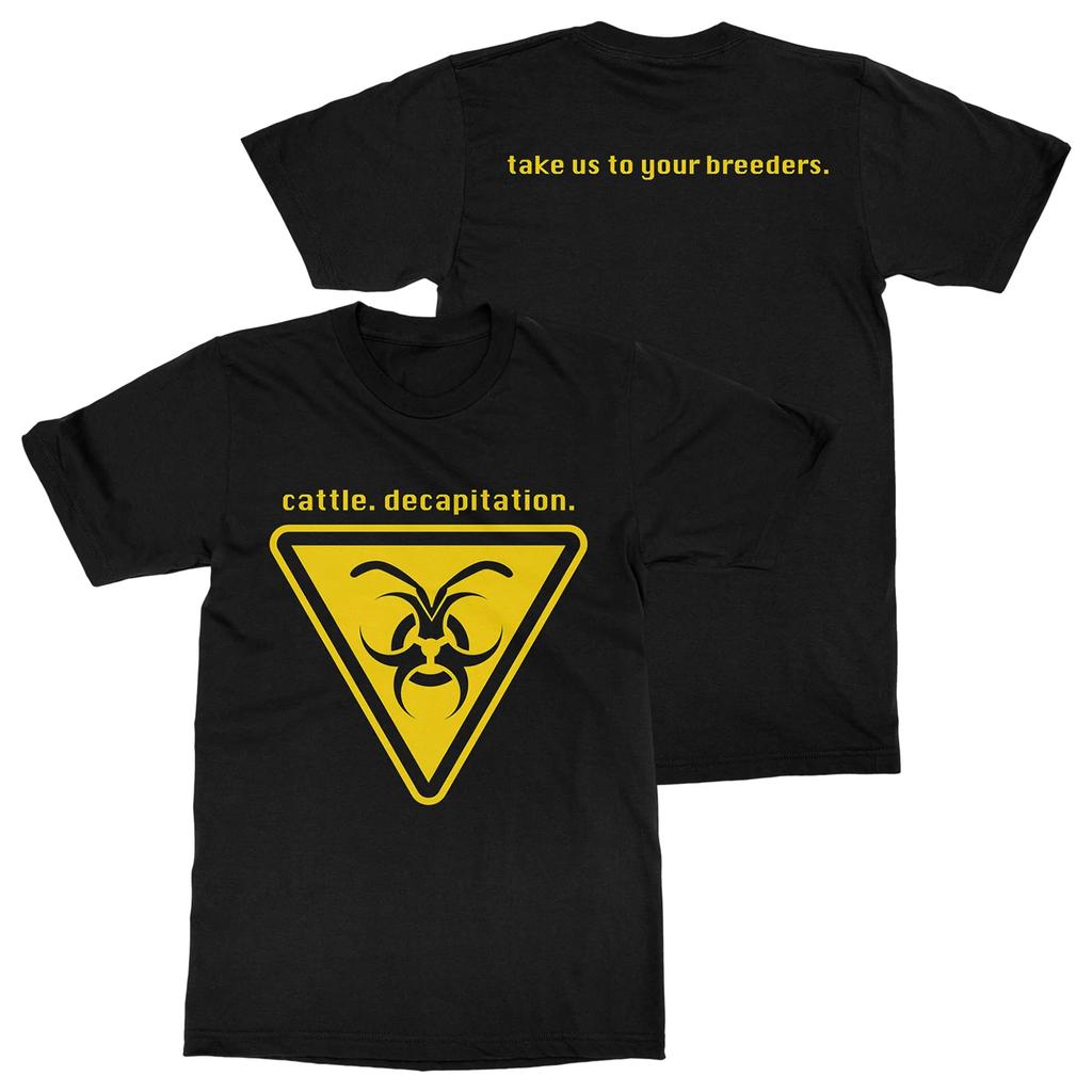 Cattle Decapitation Inspect Sign Casual Tshirt Luxury Brand for Men and Women Top