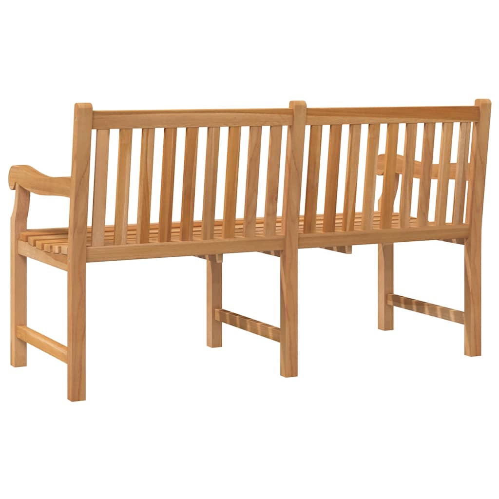 Vidaxl Ławka Ogrodowa, 150 Cm, Lite Drewno Tekowe