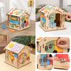 Wooden Busy House Toy For Kids With Educational Activities And Multifunctional Puzzle