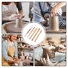 Sculpted Pottery Kit Pottery Clay Supplies Kit Accessories Wood Ceramics Carving Tool Modeling Shaping Clay Cutting Tools
