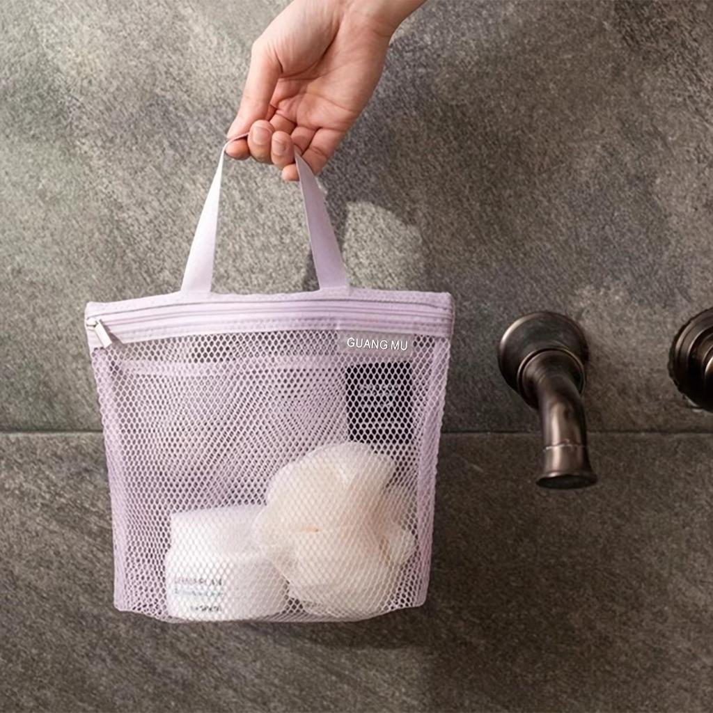 Síťovaná kosmetika Toaletní úložné tašky Kabelky Přenosné Cestovní Mytí Body Sprcha Pomůcky Organizér Závěsný kosmetický organizér Pouzdro