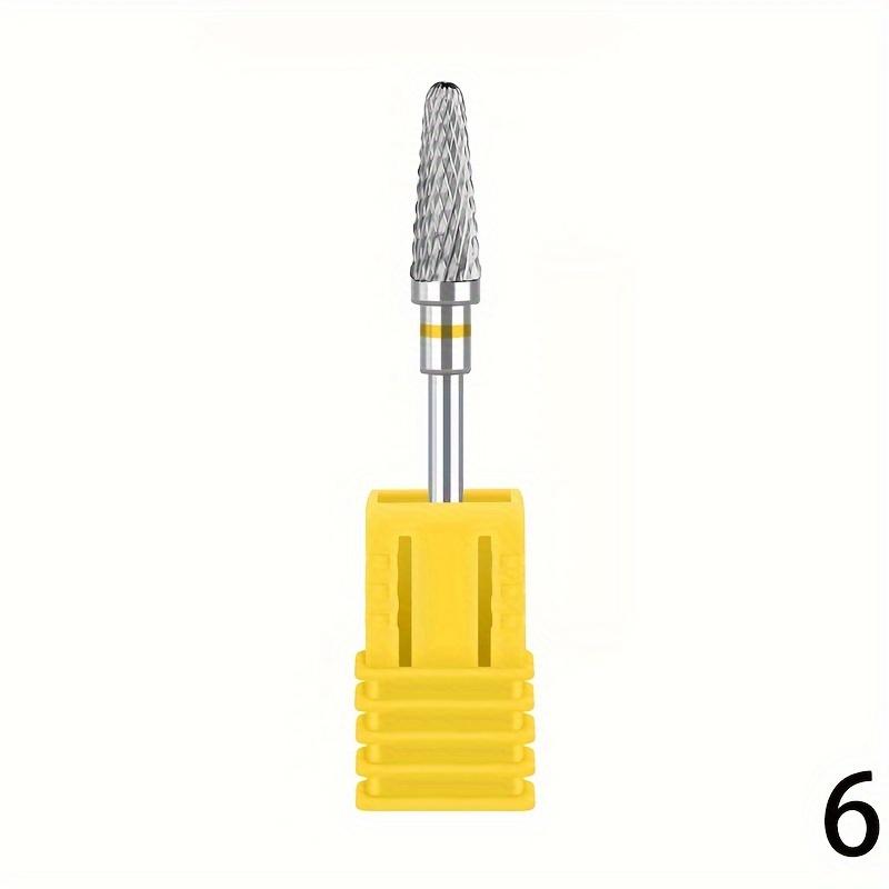 1 Pc Tungsten Carbid Nail Drill Bits Electric Manicure Drill Accessory Milling Cutters for Nail Gel Polish Remover Nail Tools