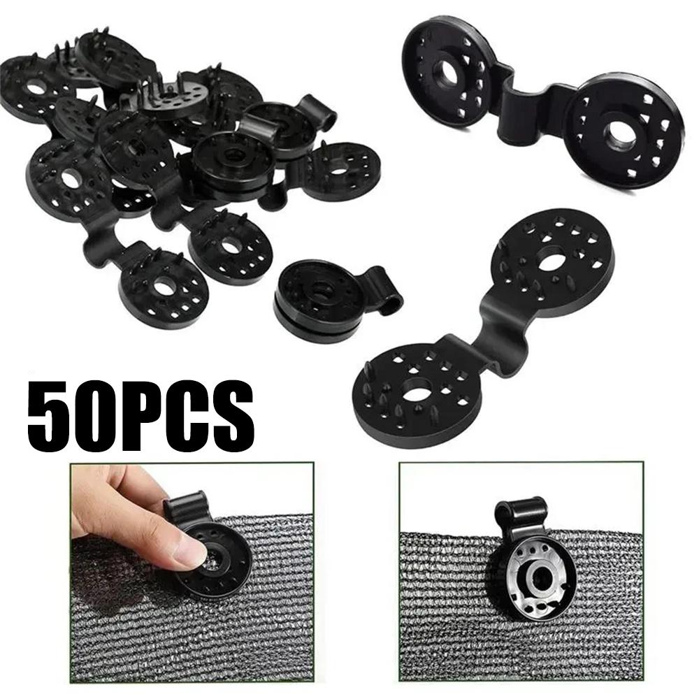 50pcs Special Fixing Clip For Sun Shade Net Sunscreen Net Clip Clip Sunshade Net Fixing Clip Hook Net Clip Hook Fixing Device
